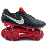 Nike Tiempo Legend 7 SG-PRO ELITE "Raised On Concrete - Black/Metallic Silver/Light Crimson"