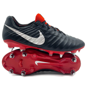 Nike Tiempo Legend 7 SG-PRO ELITE 'Raised On Concrete - Black/Metallic Silver/Light Crimson'