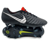 Nike Tiempo Legend 7 SG AC 'Pitch Dark - Black/Metallic Silver/Light Crimson'