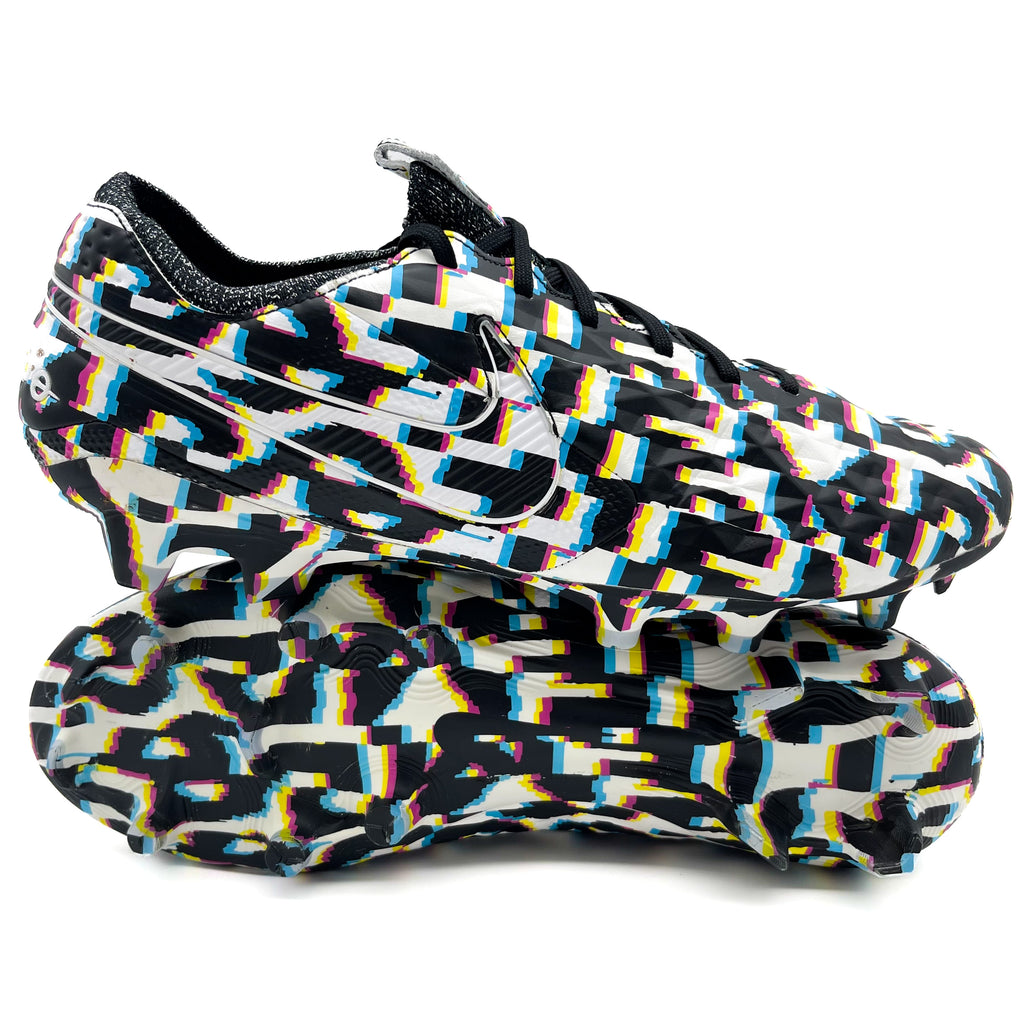 Nike Tiempo Legend 8 FG ELITE “Dazzle Camo - White/Black LIMITED
