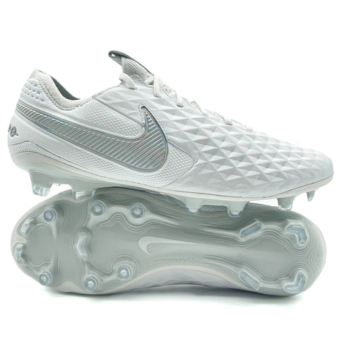 Nike Tiempo Legend 8 FG 'Nuovo - White/Metallic Silver'