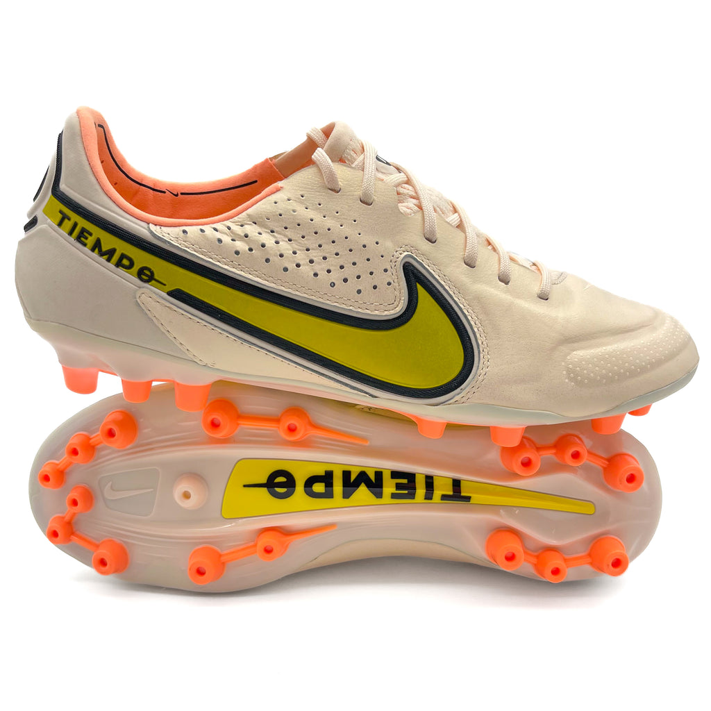 Nike Tiempo Legend 9 AG ELITE 'Guava Ice/Yellow Strike/Sunset Glow