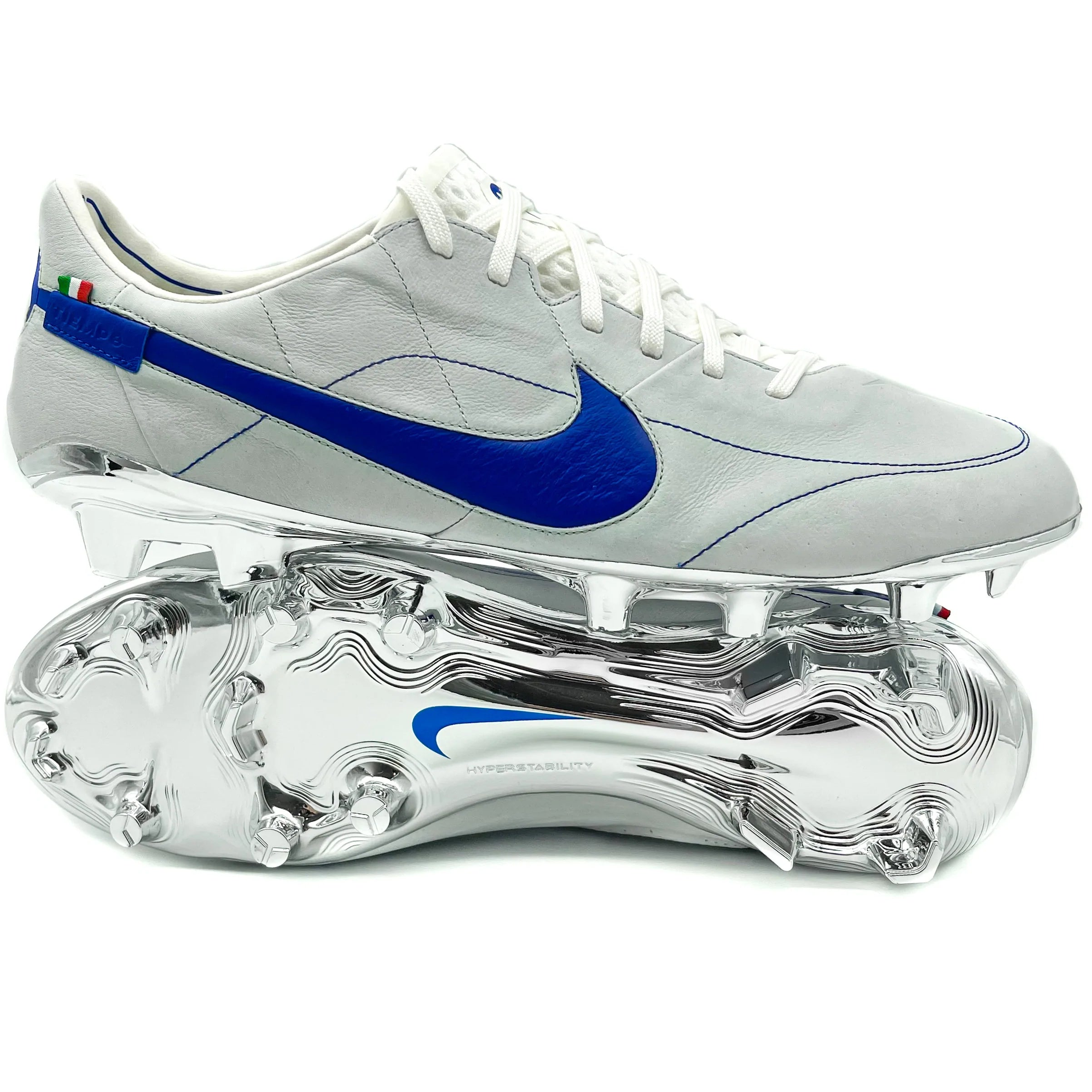 Nike Tiempo Legend 9 FG ELITE 'Made in Italy - White/Game Royal Nike Tiempo Legend 9 FG ELITE 'Made in Italy - White/Game Royal
