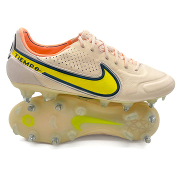 Nike Tiempo Legend 9 SG ELITE AC 'Guava Ice/Yellow Strike/Sunset Glow'