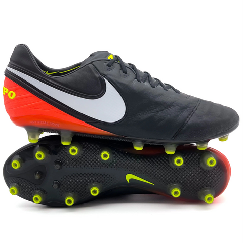Nike Tiempo Legend VI AG 'Dark Lightning Pack - Black/White/Hyper Orange'