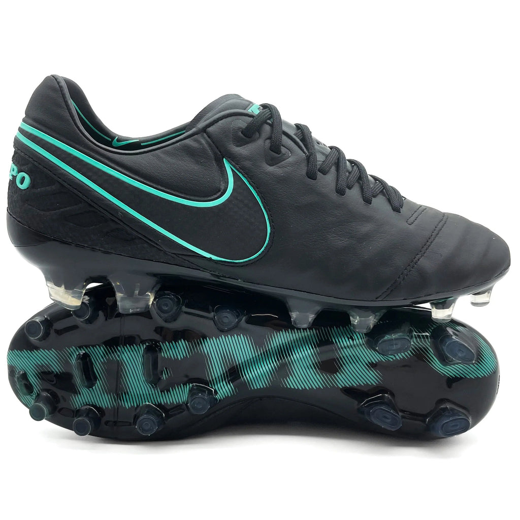Nike Tiempo Legend VI FG ELITE'Clear Black/Hyper Turquoise