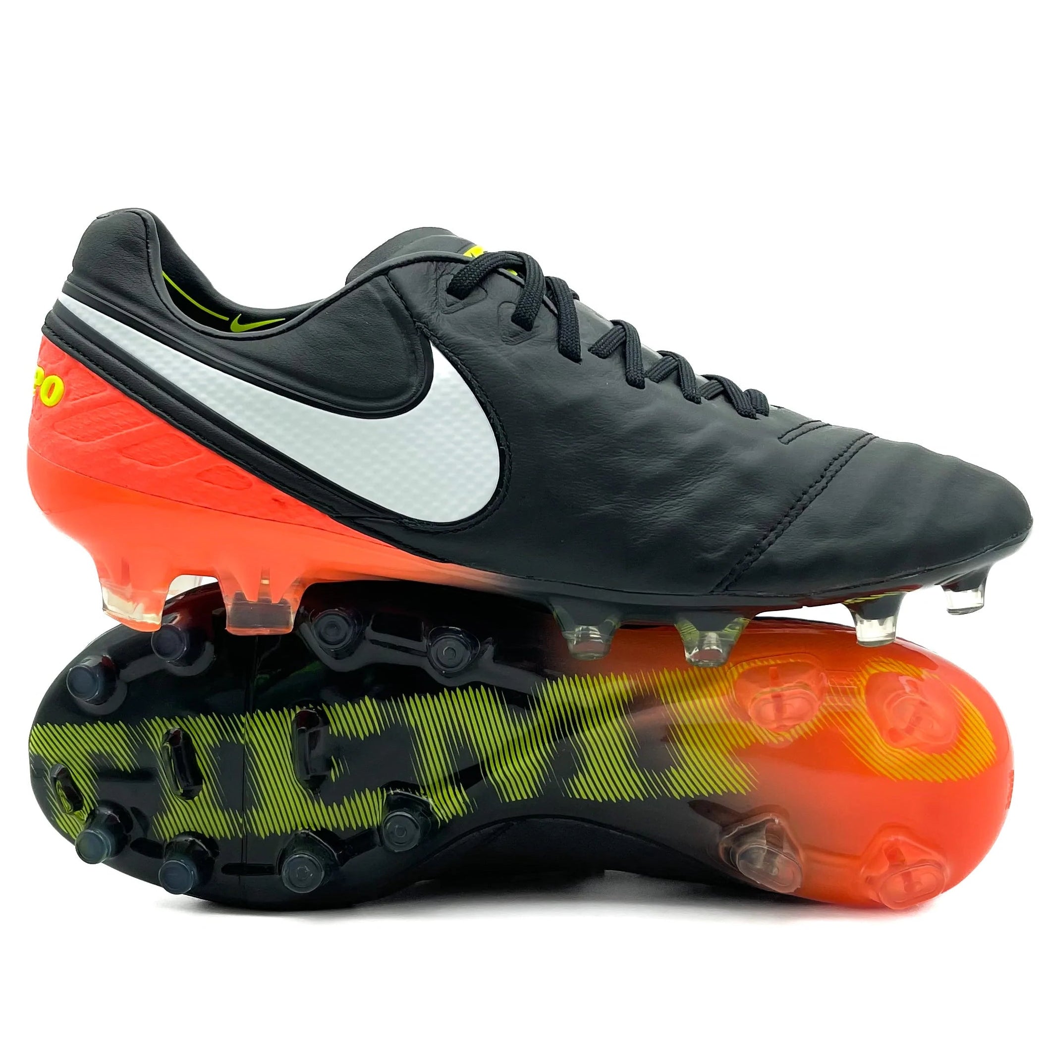 NIKE Tiempo Legend Ⅵ HG-E 27cm Nike Tiempo Legend VI White Red FG – Classic Soccer Cleats