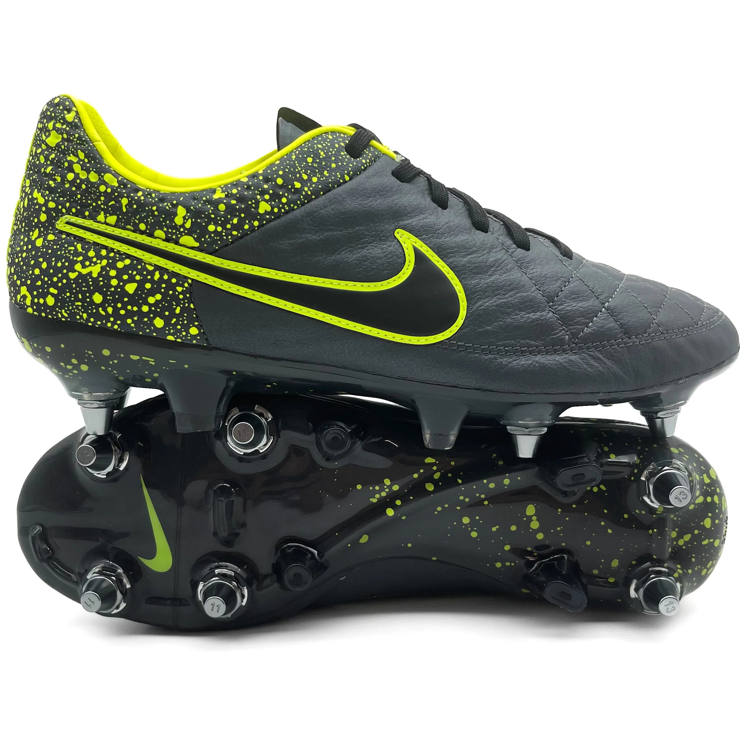 Nike Tiempo Legend V SG-PRO ELITE 'Sort/Neon' – Boots Plug Nike Tiempo Legend V SG-PRO ELITE 'Sort/Neon' – Boots Plug
