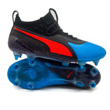 Puma One 19.1 SG 'Power Up - Bleu Azur/Red Blast/PUMA Black'