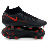 Nike Phantom GT FG ELITE 'Black/Chile Red/Dark Smoke Grey'