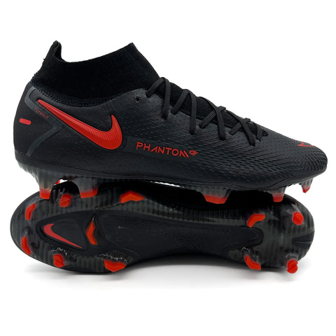 Nike Phantom GT FG ELITE 'Black/Chile Red/Dark Smoke Grey'