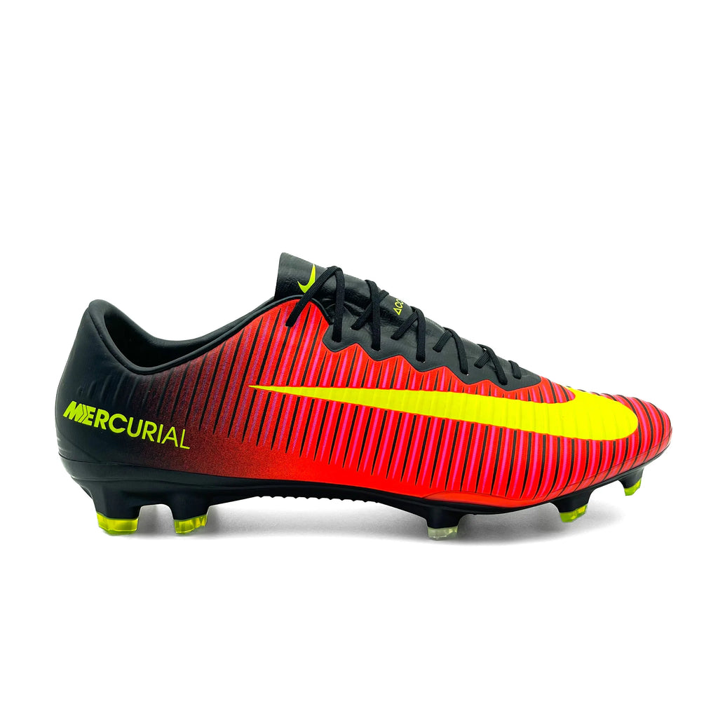 Nike Mercurial Vapor XI FG Elite 'Total Crimson/Volt/Black Nike Mercurial Vapor XI FG Elite 'Total Crimson/Volt/Black