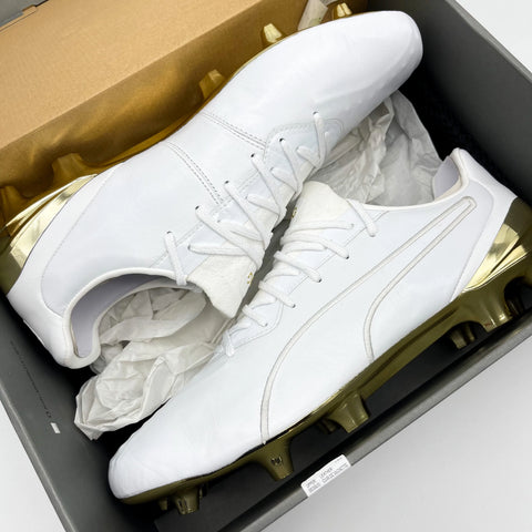 Puma King Platinum FG ELITE 'Premium - PUMA White/Team Gold Puma King Platinum FG ELITE 'Premium - PUMA White/Team Gold