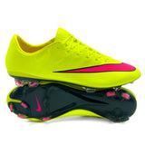 Nike Mercurial Vapor X FG Volt Hyper Pink Boots Plug