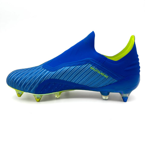 Adidas X 18 SG Football Blue Boots Plug