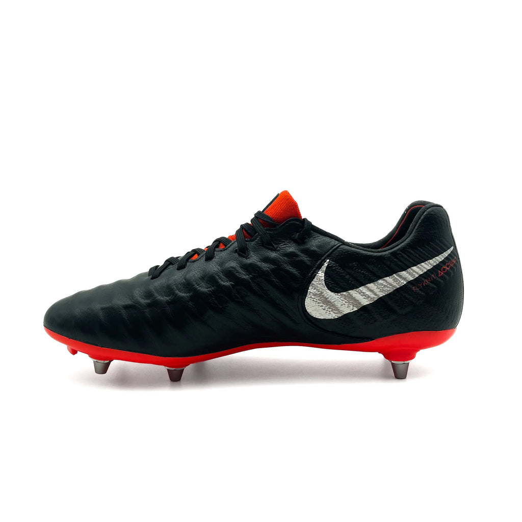 Nike Tiempo Legend 7 SG Black Silver Boots Plug