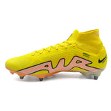 Nike Mercurial Superfly 9 SG-PRO ELITE 'PLAYER EDITION Lucent - Yellow Strike/Sunset Glow/Barely Grape'