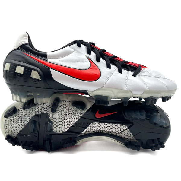 Nike T90 Laser III Challenging Red Boots Plug