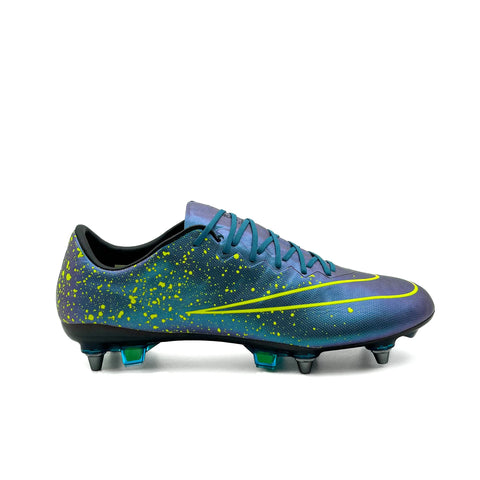 Nike mercurial green and blue sales