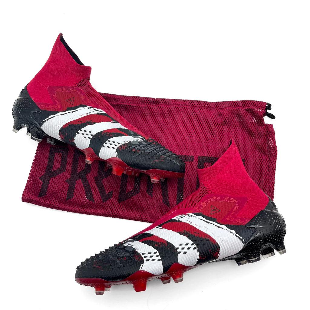 Soccer Adidas Human Race Boots Adidas Predator 20+ FG Elite 'Human Race X Pharrell True Red/Footwear White/Core Black LIMITED EDITION'