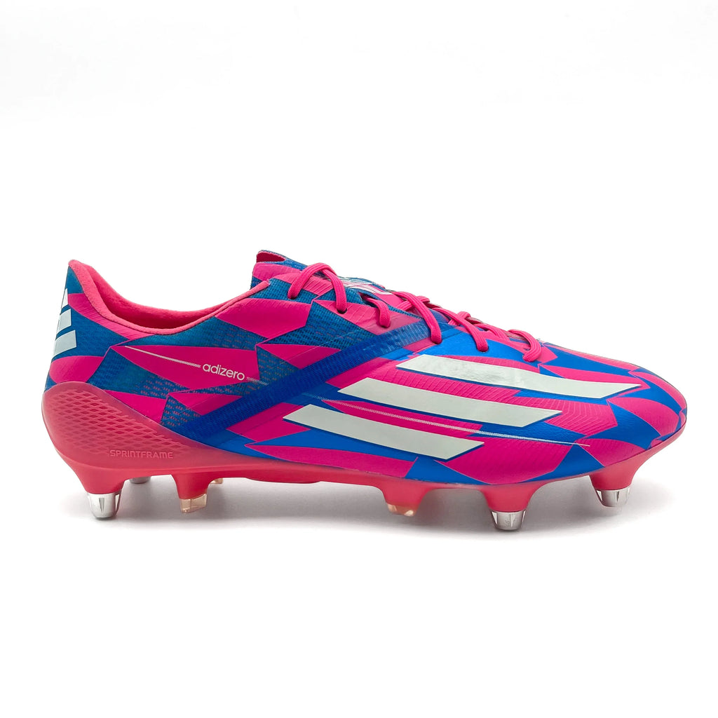 Adidas F50 Adizero SG Solar Pink Solar Blue Boots Plug