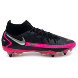 Nike Phantom GT SG ELITE AC 'Black/Metallic Silver/Pink Blast'