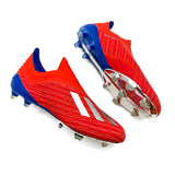 Adidas X 18+ FG Elite 'Exhibit - Action Red/Silver Metallic/Bold Blue'