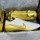 Nike Mercurial Vapor 12 FG ELITE 'Euphoria - White/Vivid Gold/Metallic Silver LIMITED EDITION'
